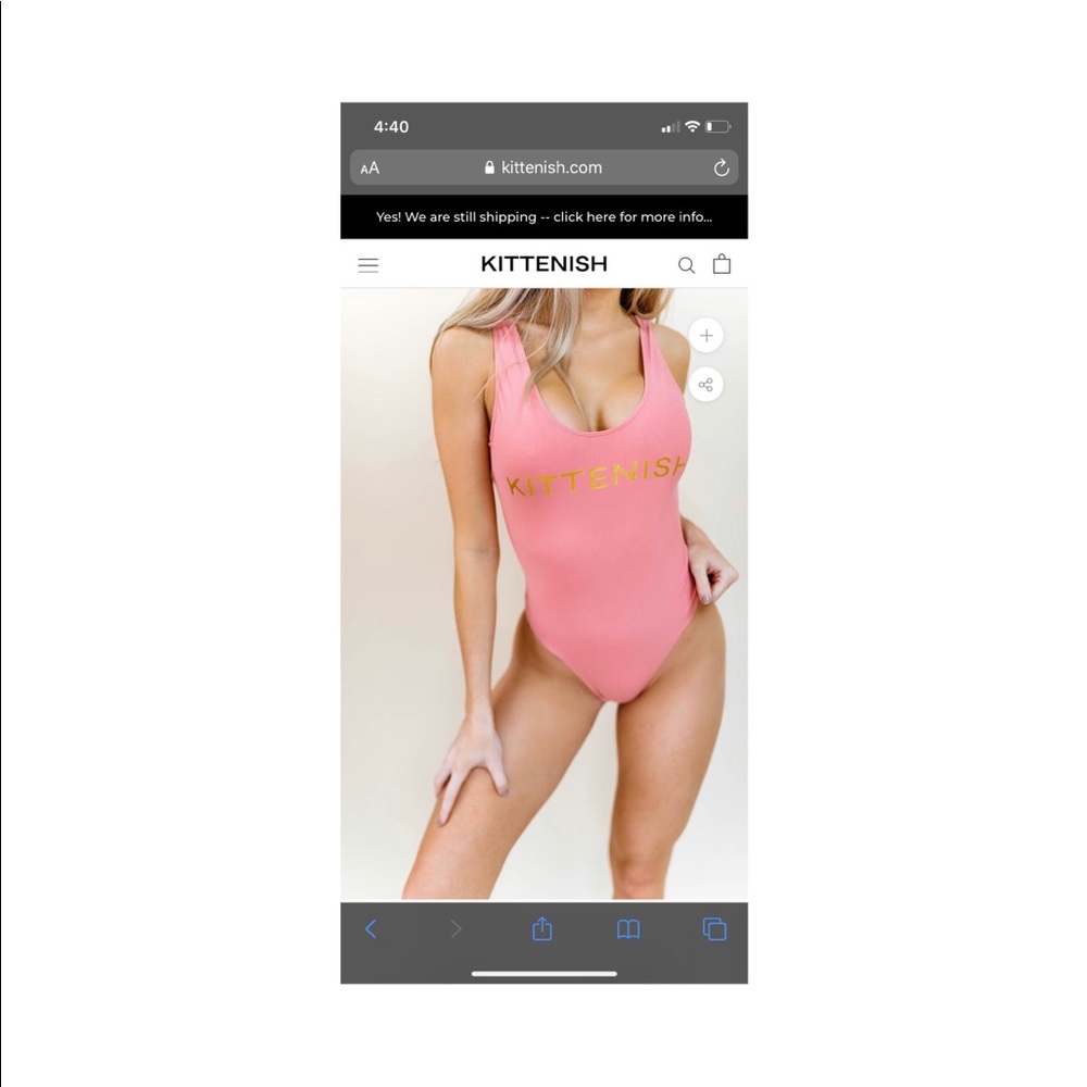KITTENISH one piece bathing suit - Picture 4 of 6